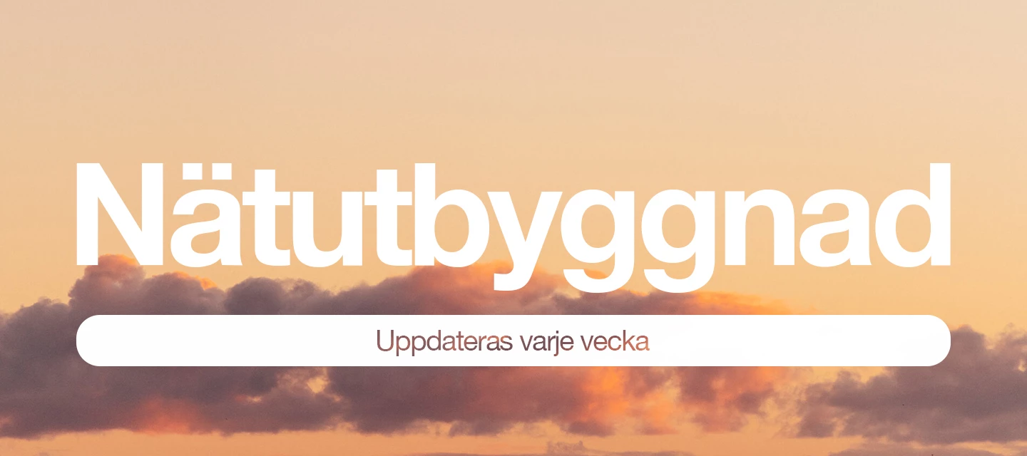 Nätutbyggnad - Vecka 36