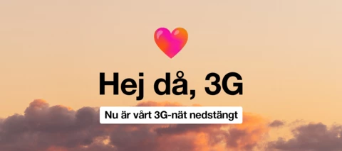 Under hösten stängs 3G