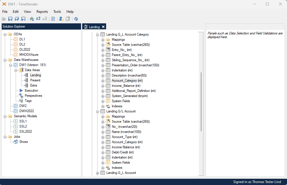 Table relations Community