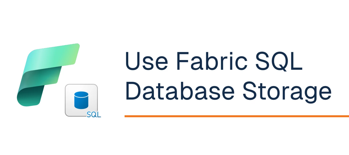Using Fabric SQL Database as Storage for Prepare Instance | Community