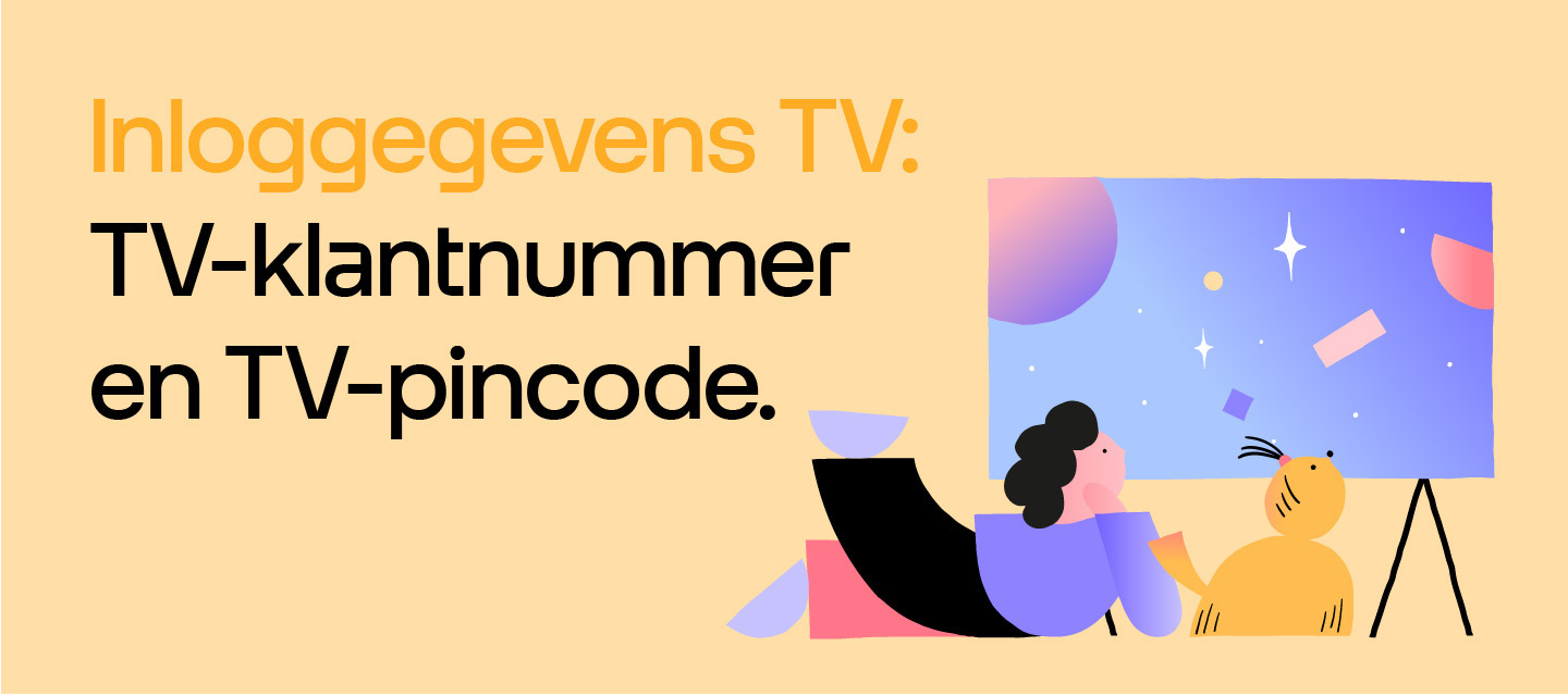 Inloggegevens TV: TV-klantnummer en TV-pincode
