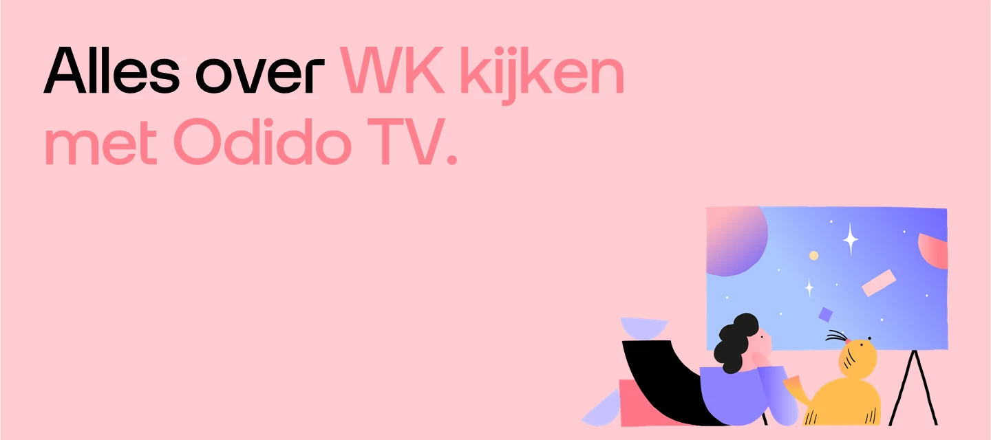 WK voetbal 2026 kijken met Odido TV.