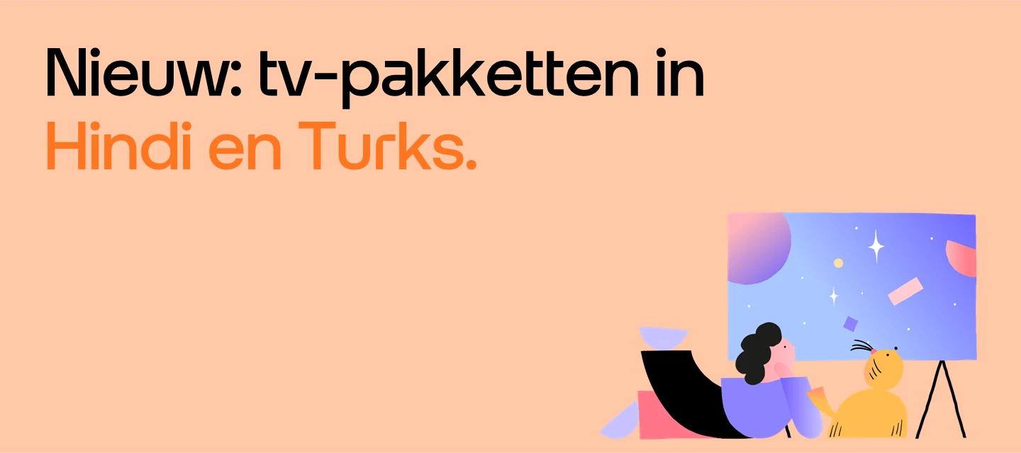 Nieuw bij Odido: tv-pakketten in Hindi en Turks.