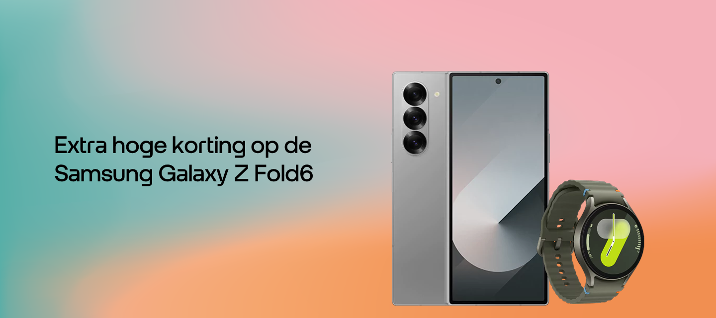 Extra hoge korting op de Samsung Galaxy Z Fold6