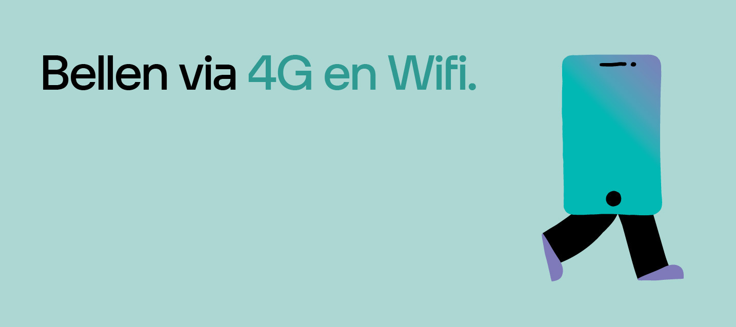 Bellen via 4G en Wifi