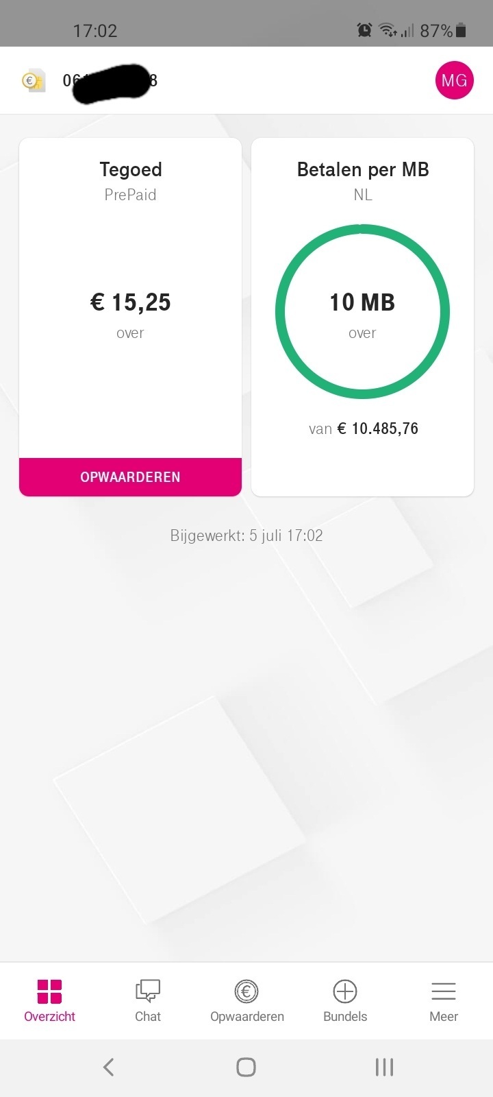 Aanvankelijk kin begaan Betalen per mb | T-Mobile Community