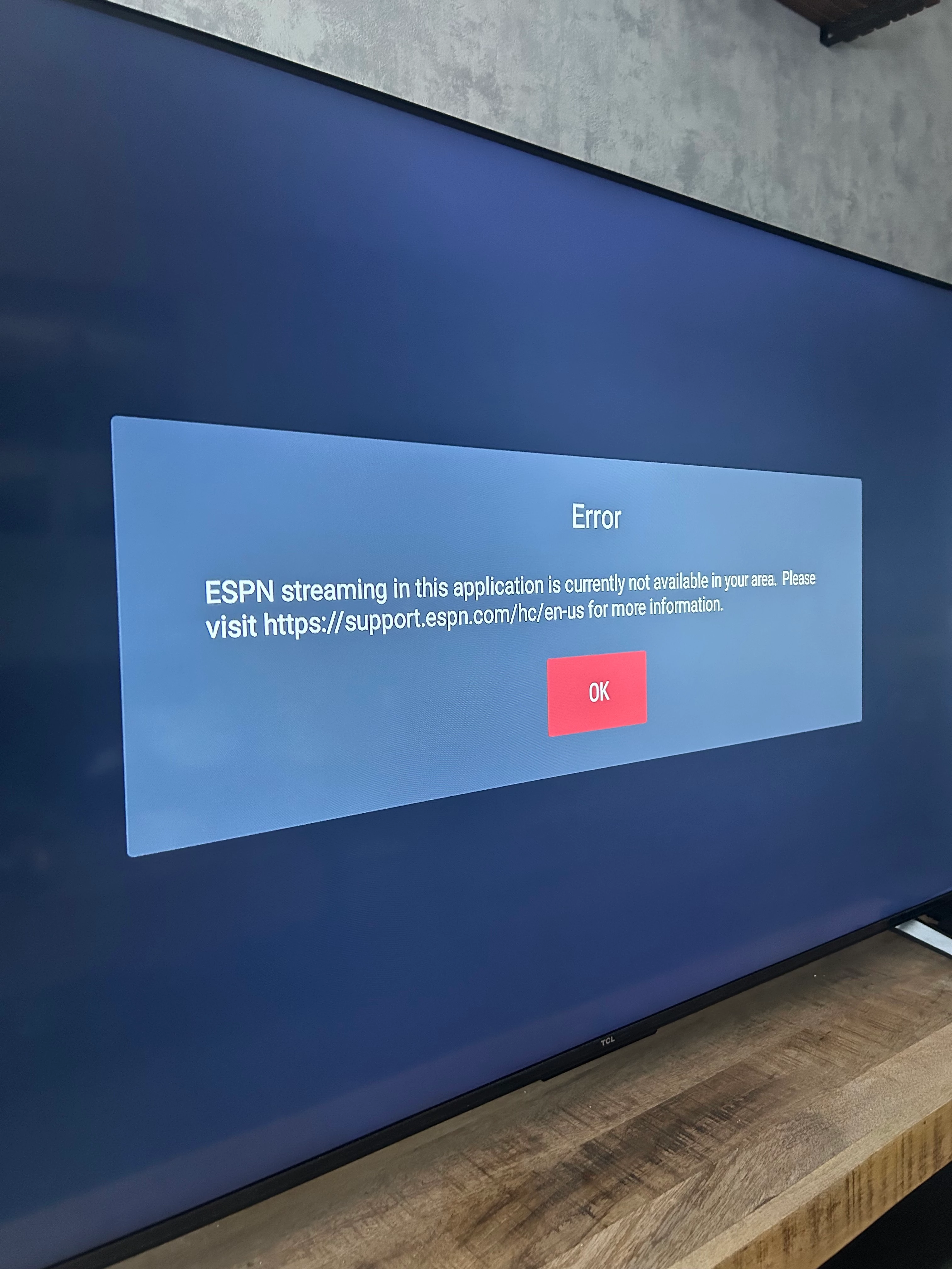 ESPN pakt hem niet via de tv | Odido community