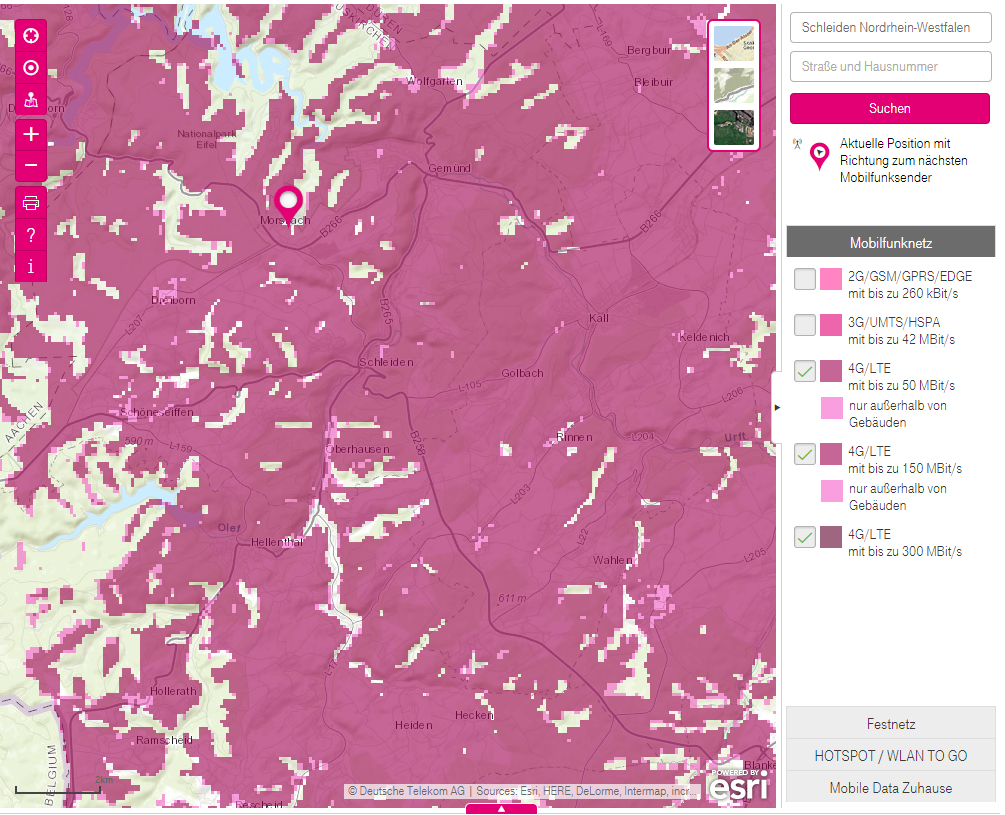 internet kaart duitsland Interin Duitsland | T Mobile Community