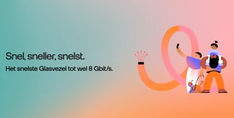 Multi Gb snelheden beschikbaar bij Odido