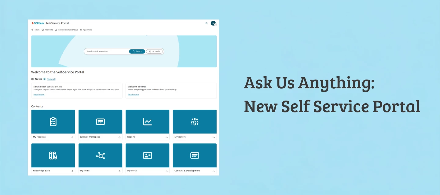 Ask Us Anything New Self Service Portal