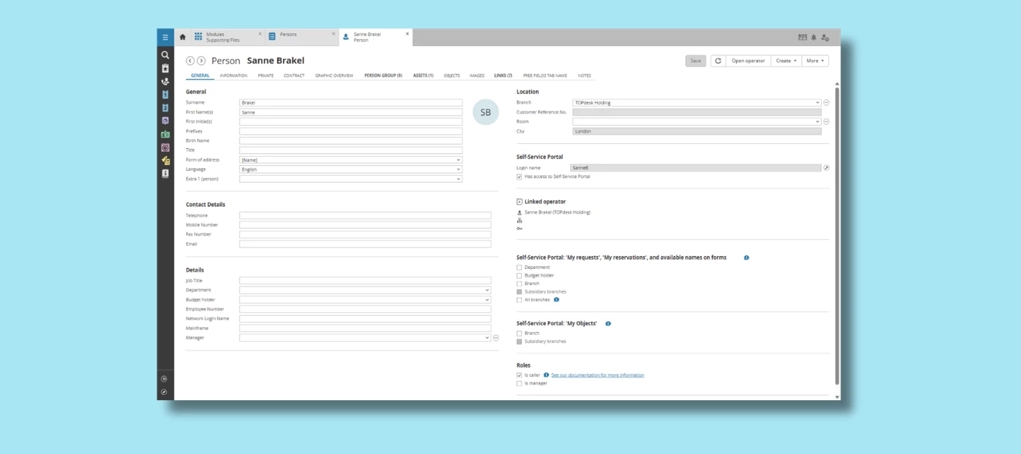 One TOPdesk User: simpler and more consistent user management