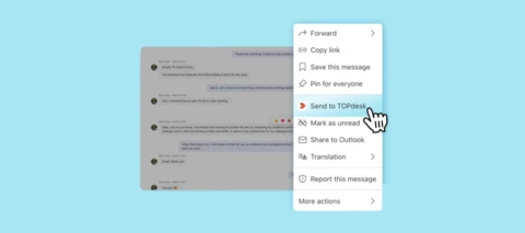 Microsoft Teams integration for TOPdesk