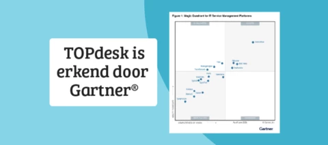 TOPdesk opgenomen in het Gartner® Magic Quadrant™ for IT Service Management van 2026