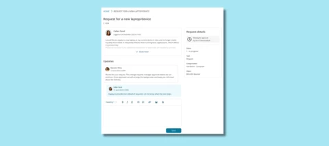 The Unified Request Experience arrives in the Self-Service Portal