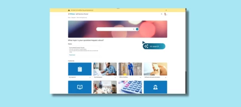 Find answers faster with AI Search in the new Self‑Service Portal