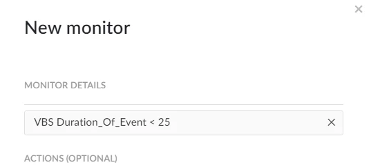 Monitoring Short-Duration Events in TrendMiner