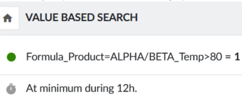 Combining AND and OR Conditions for a Value-Based Search in TrendMiner