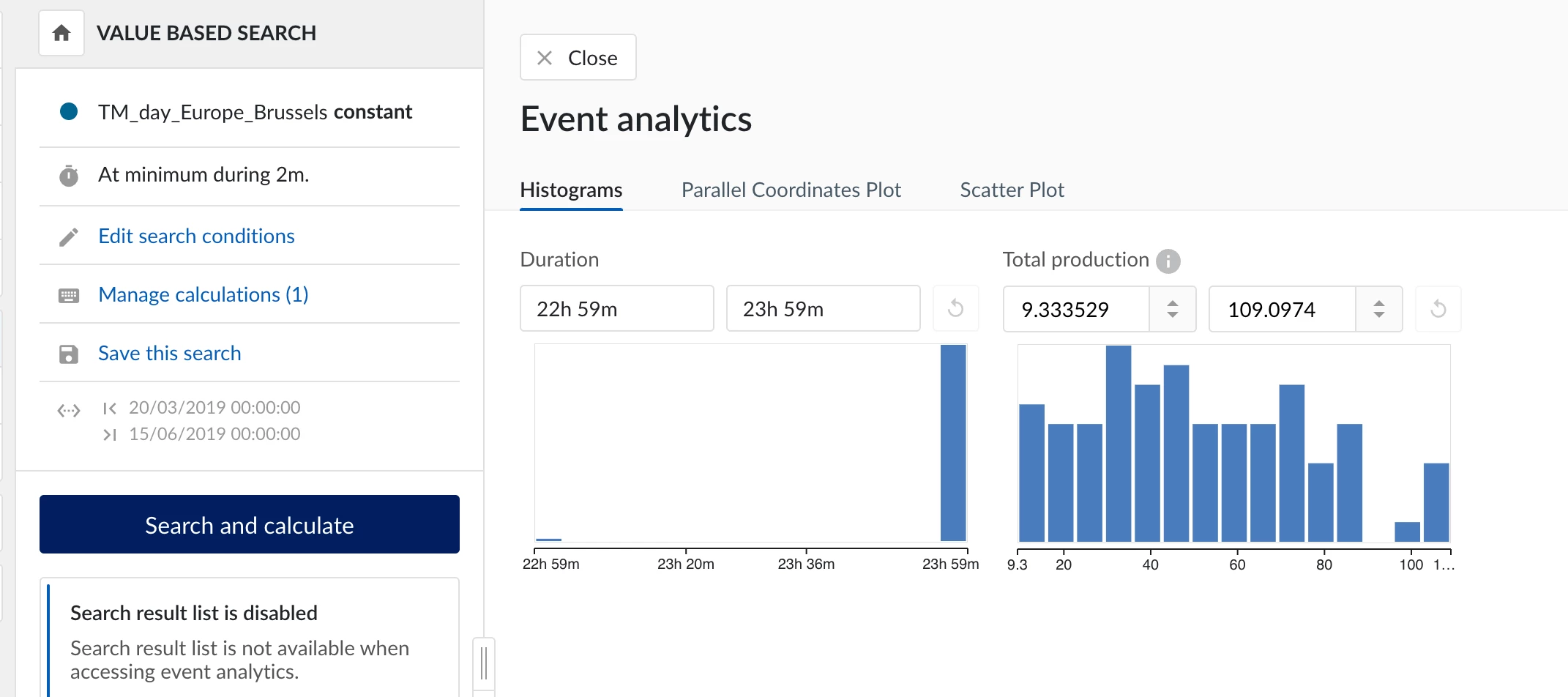 Reporting on consumption/production