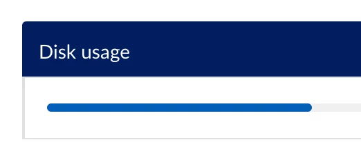 How much disk space does TrendMiner need?