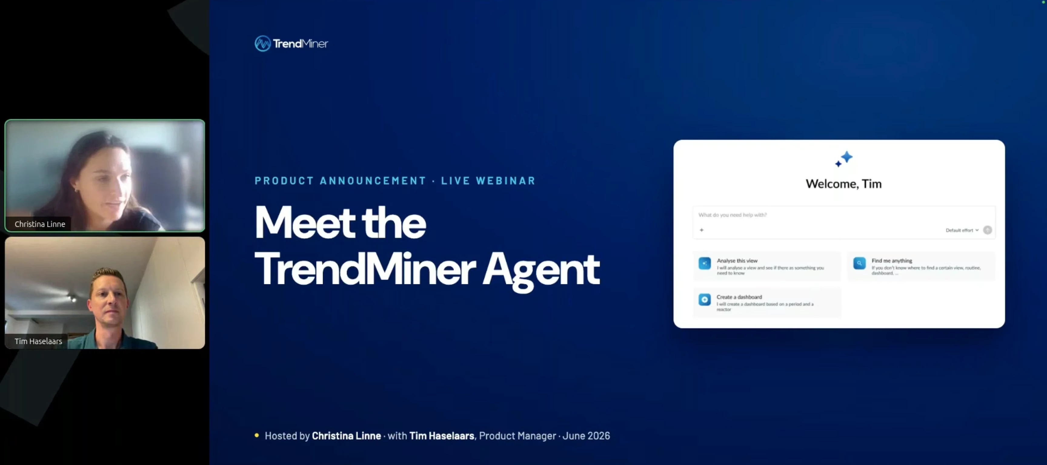 Webinar Meet the TrendMiner Agent