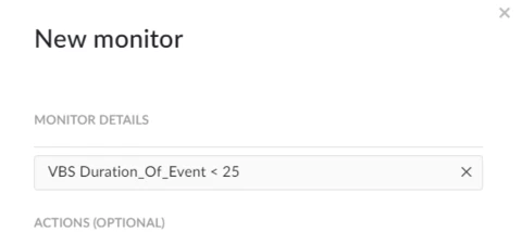 Monitoring Short-Duration Events in TrendMiner