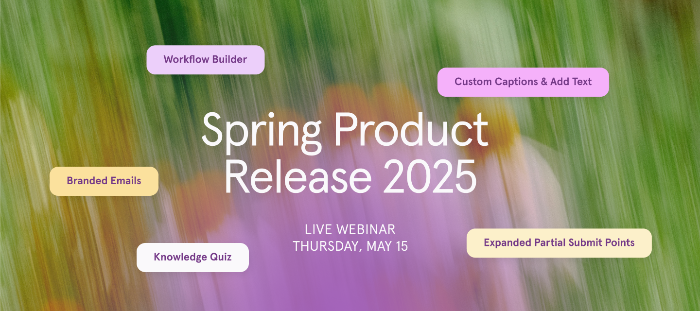 Rewatch our Spring Release and Typeform Tune-up event! 🌸✨