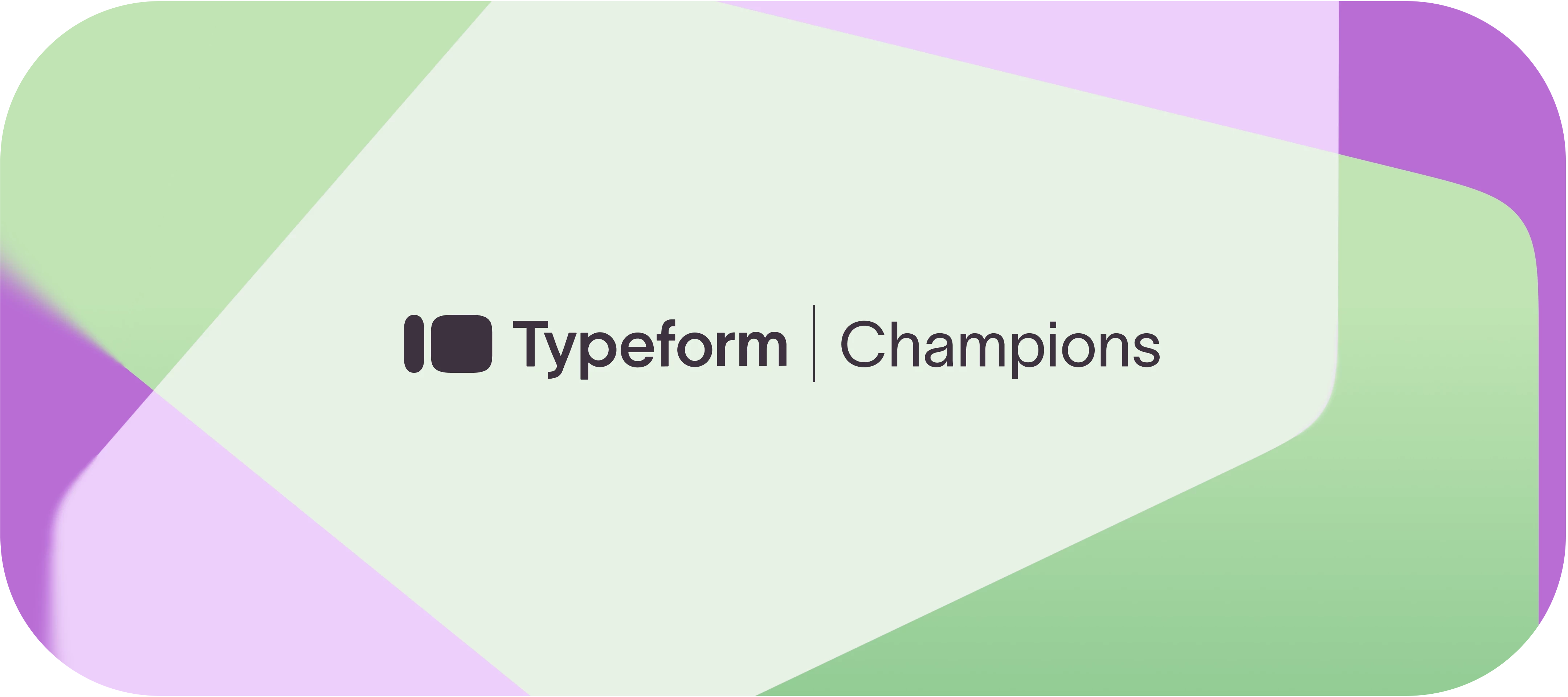 Typeform Champions title image
