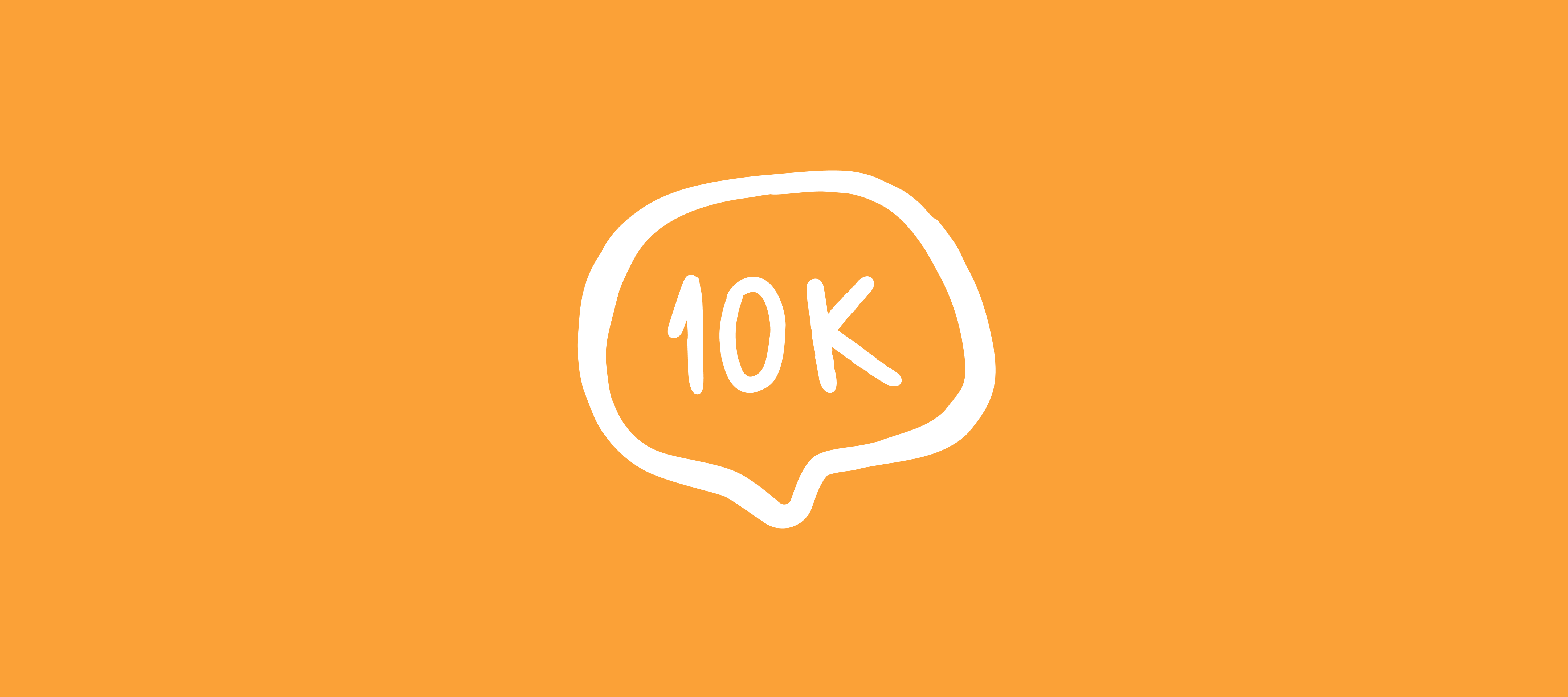 We're 10,000 community members  ​​🚀