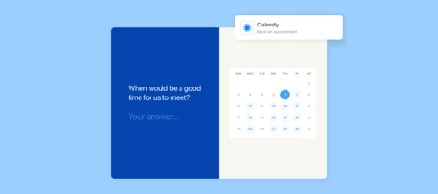 Meet Typeform's new Calendly app 🗓️