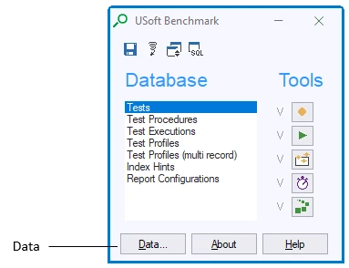 Managing application data as test data | USoft Community