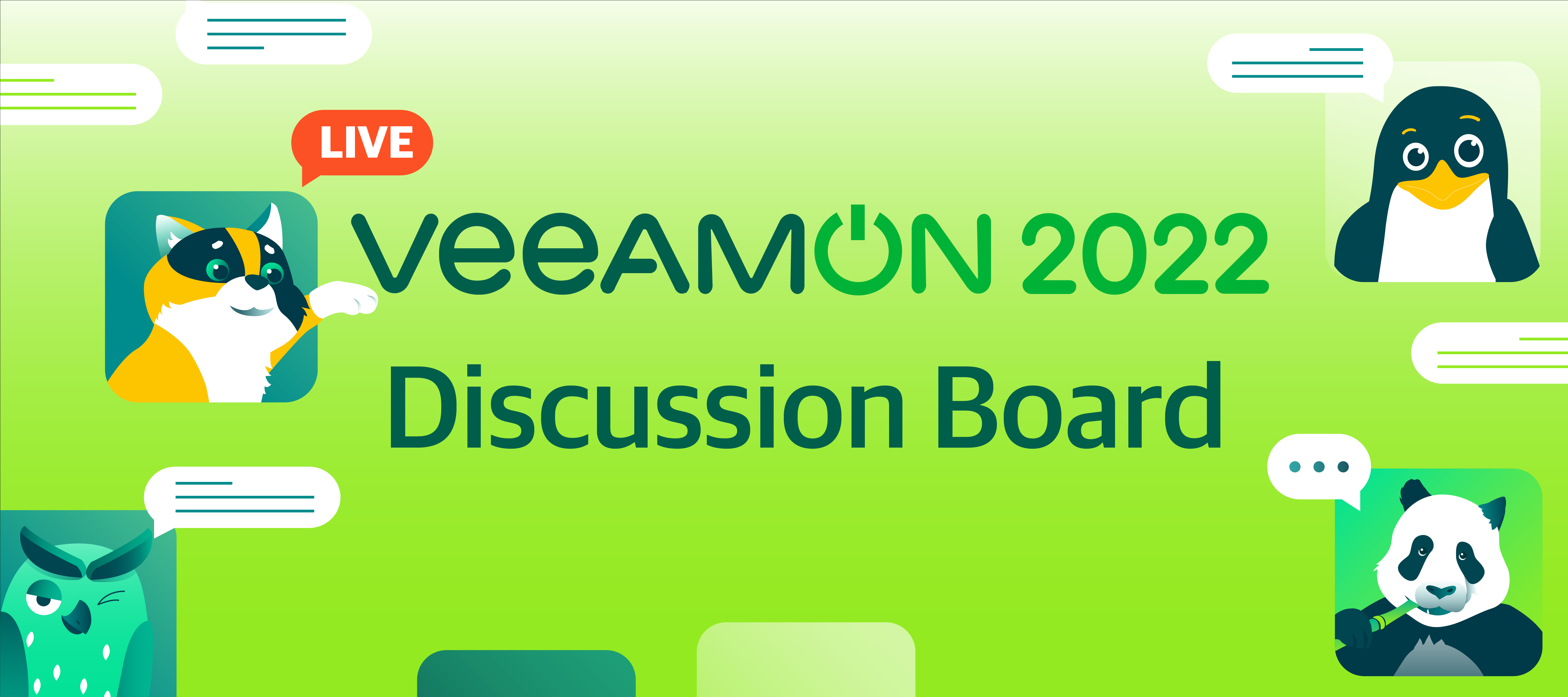 VeeamON 2022 Community Hub Discussion Board