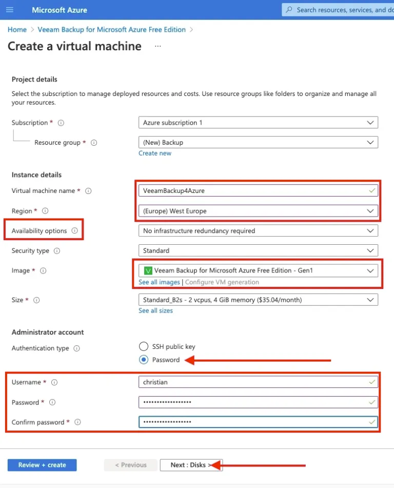 How To Setup Veeam Backup For Microsoft Azure Part 1 Veeam Community Resource Hub 