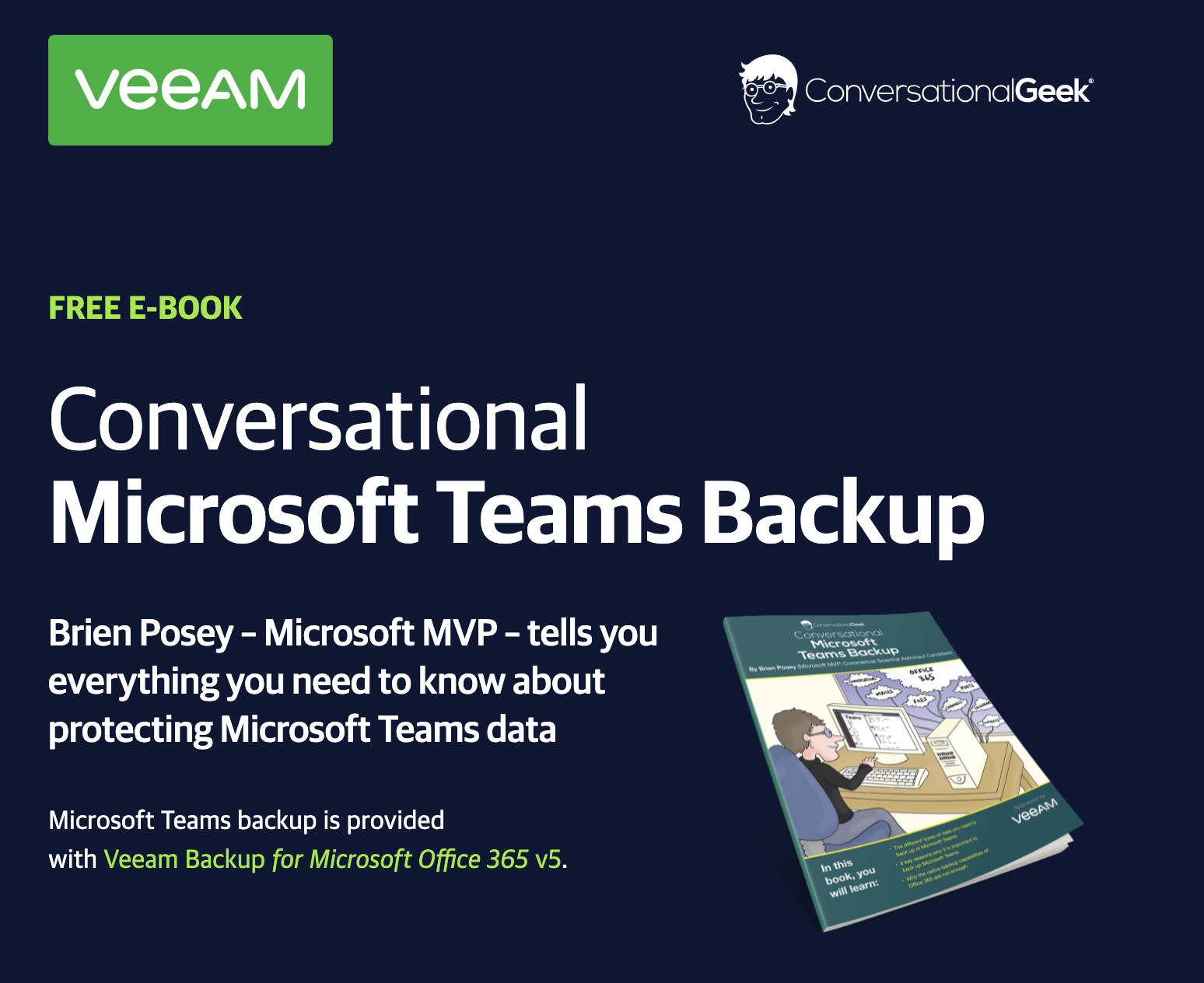 🎁 FREE E-BOOK !! Conversational Microsoft Teams Backup 🤓 | Veeam Sns-Brigh10