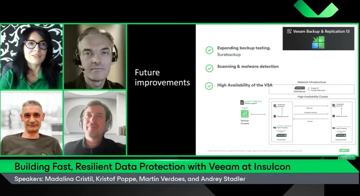 Veeam 100 Show -Building Fast, Resilient Data Protection with Veeam at Insulcon