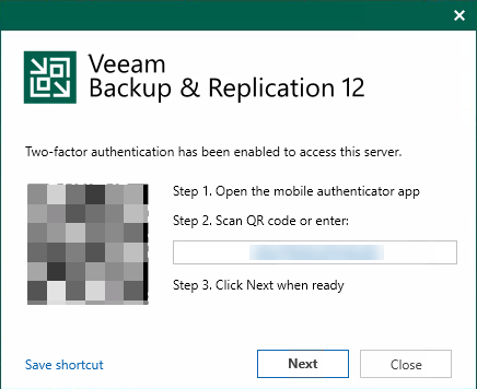 What (else) is new in v12 - VI] Two-factor authentication for VBR console |  Veeam Community Resource Hub