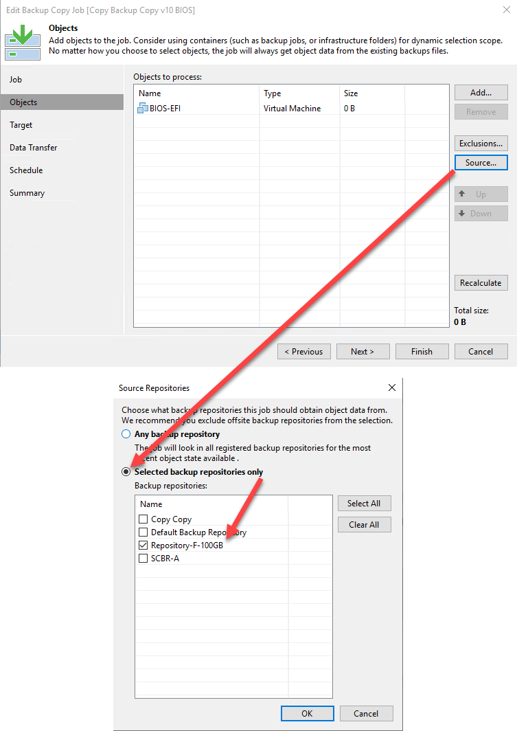 veeam backup copy calculator