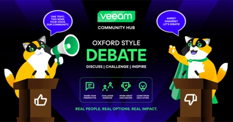 And the Winners Are… Veeam Oxford Style Debate #3 – Results Are Here!