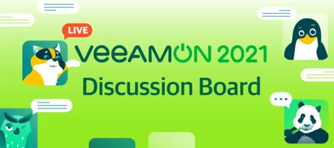 VeeamON 2021 x Community Hub discussion board