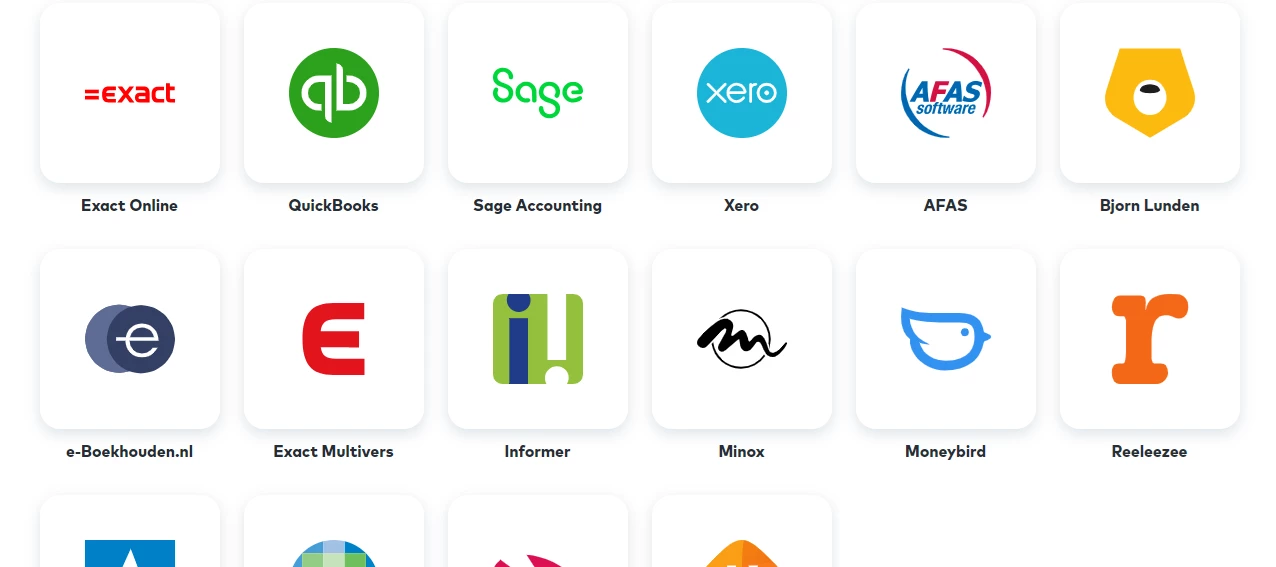 Virtuagym Survey Boekhoud Koppelingen